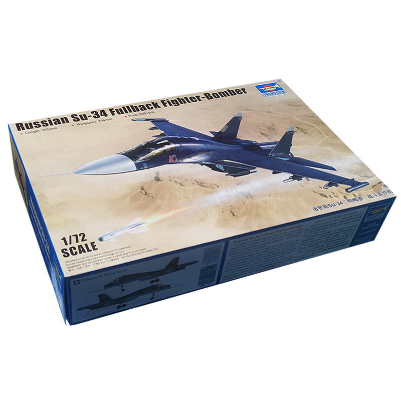 Trumpeter 01652 1/72 Russische Su-34 Fullback Fighter-Bomber Plastic Vliegtuigen Kits