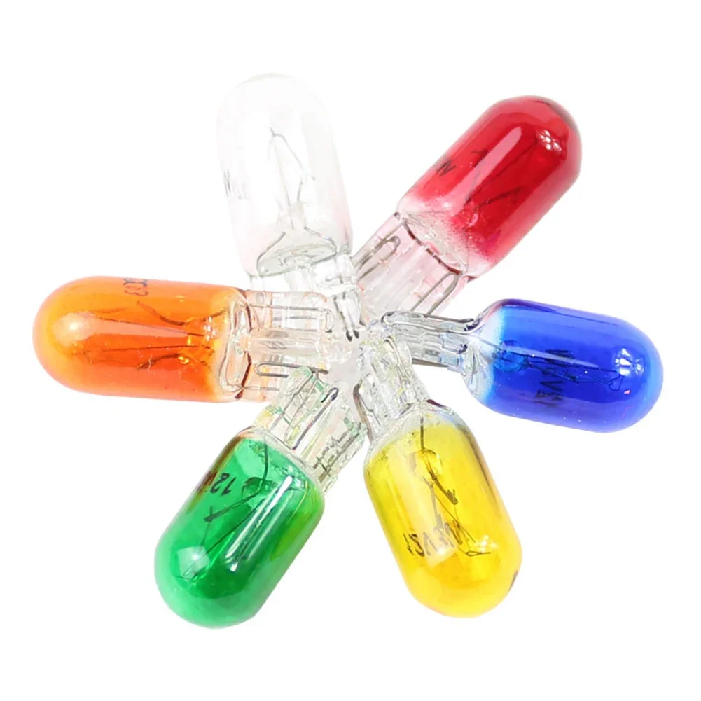 Ampoule Led W2W T5 12V 1.2W, 10 pièces, lampe d'instrument, lumière intérieure de voiture, lampe halogène, lumières d'instruments pour tableau de bord