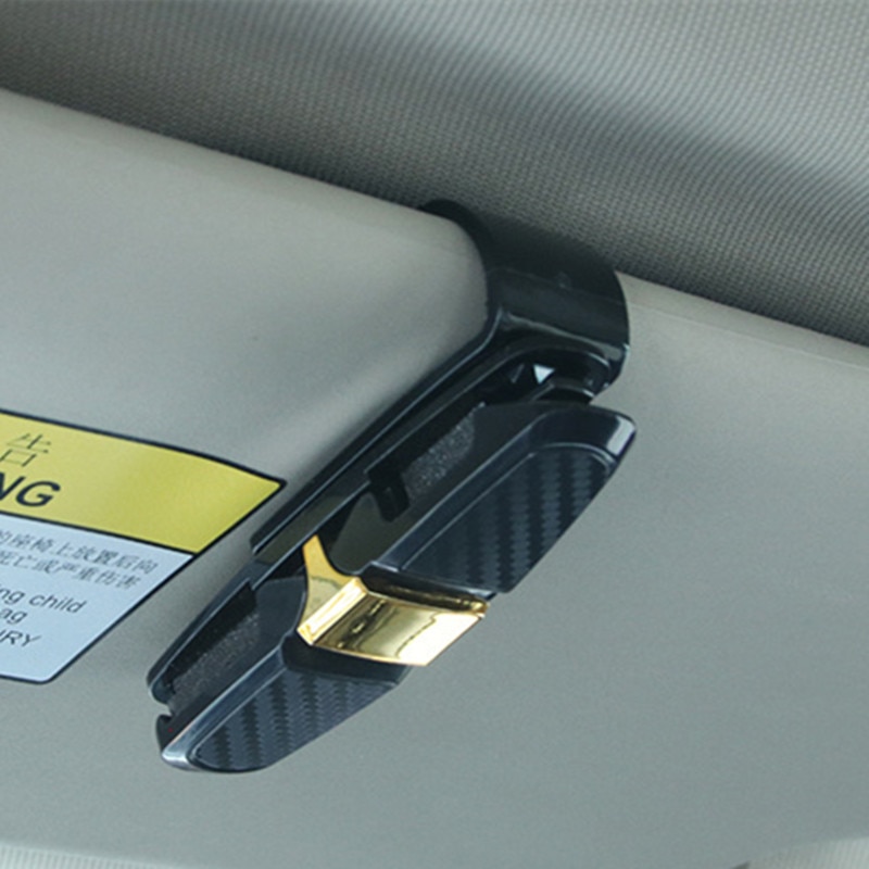 Zonnebril Houder Card Pen Sunglass Clip Auto Auto Zonneklep Clip Houder Voor Zonnebril Lenzenvloeistof Auto Accessoires