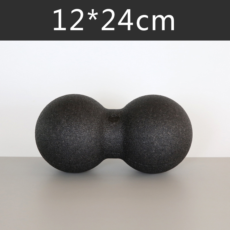 Yoga epp fitnessboll yoga skumblocksrulle jordnötsbollsset block jordnötsmassage rullboll terapi avslappningsövning fitness: Grön