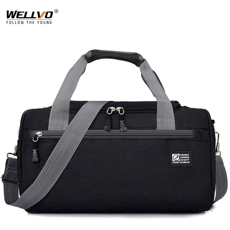 Hommes voyage Duffle solide Crossbody bagages sac unisexe Portable en Nylon sacs à main grand multifonctionnel sac à bandoulière pour homme XA268WC