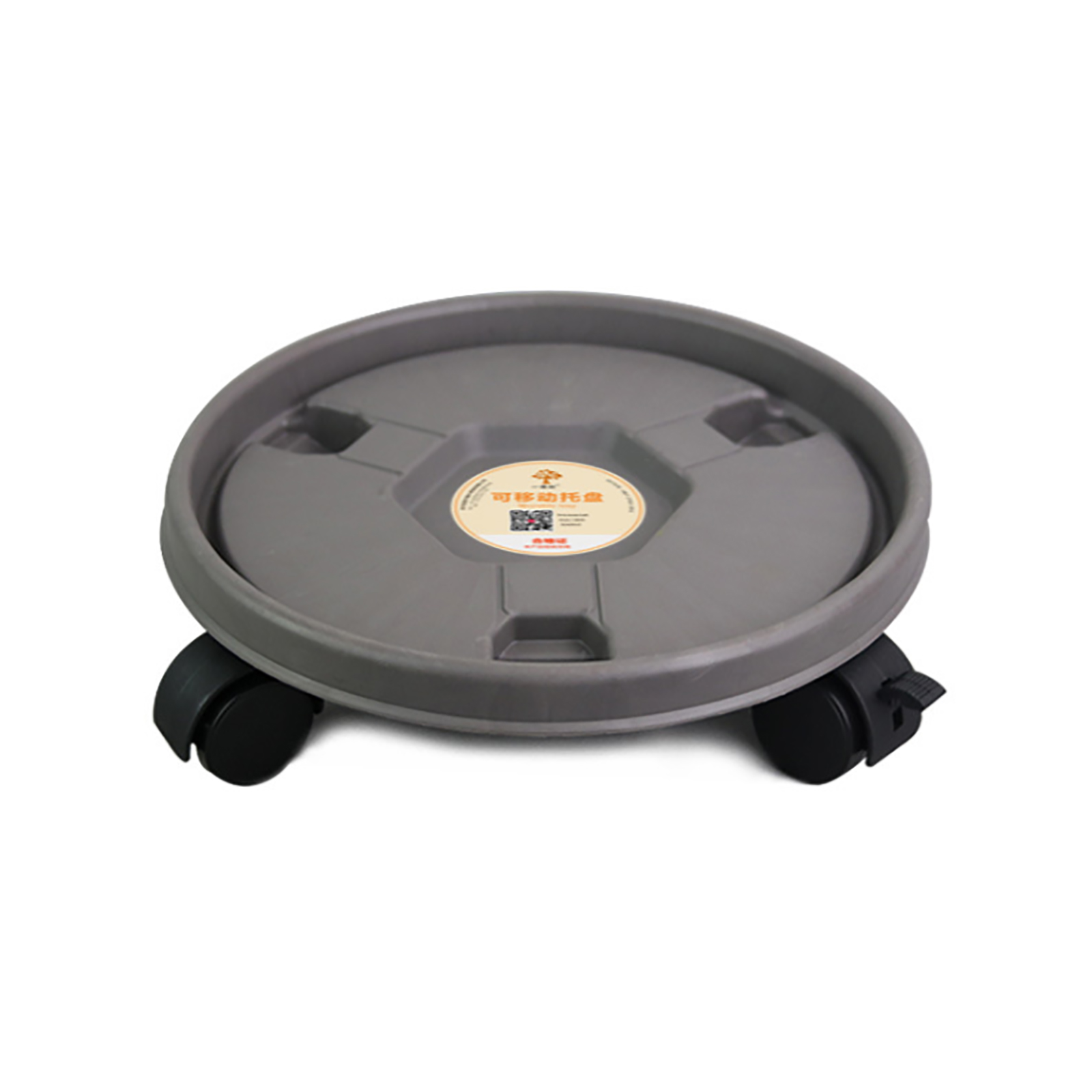 Support de Pot de fleur à roues universelles, support Mobile, plateau Mobile épais, Vase rond amovible avec rouleaux, support pour plantes: Grey 260