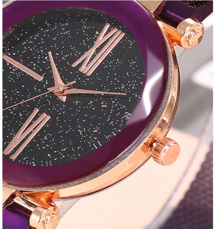 Luxe Dames Magnetische Sterrenhemel Klok Vrouwen Armband Horloges Diamond Vrouwelijke Quartz Horloges Relogio Feminino Zegarek Damsk