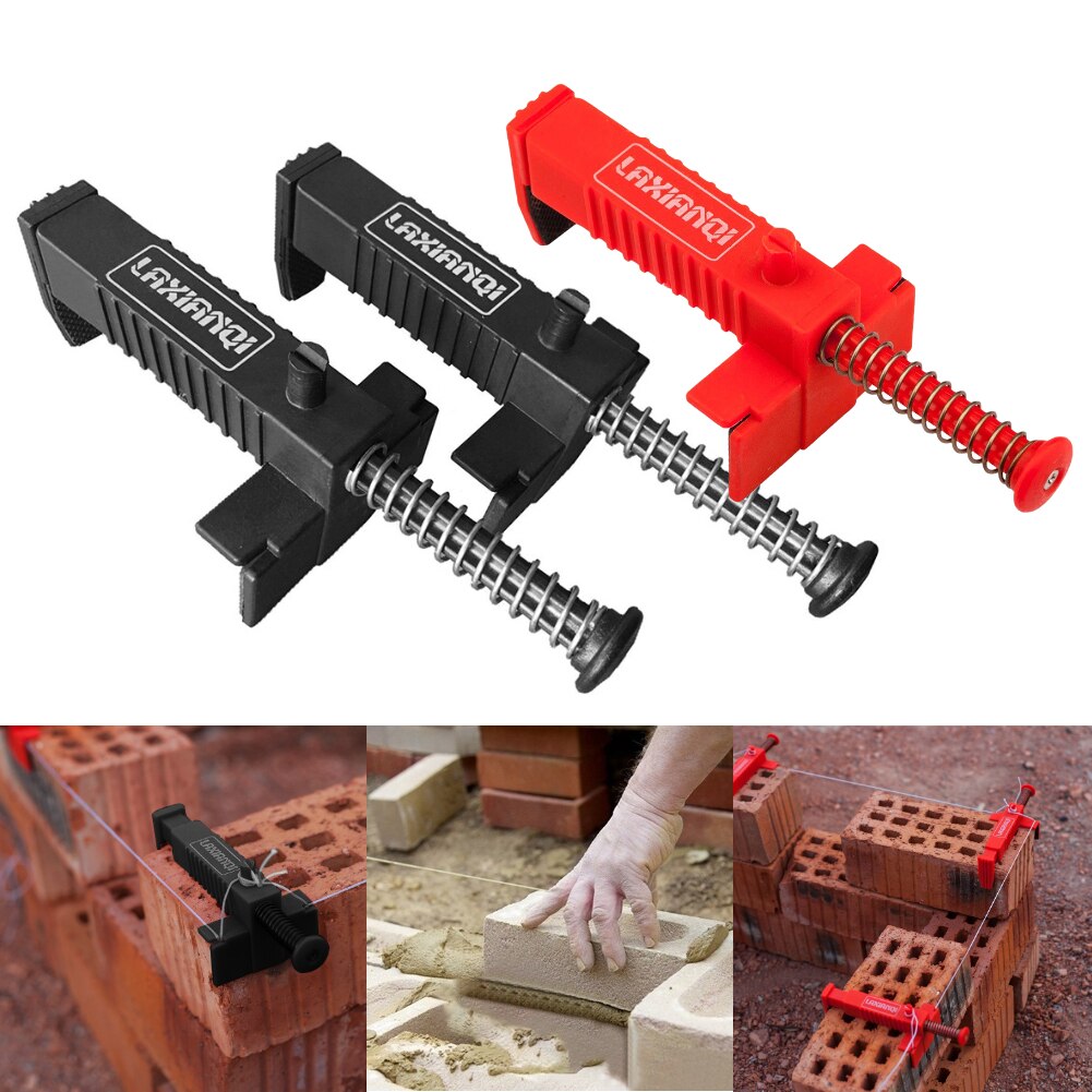 2/5Pcs Bricklaying Construction Tool Liner Wall Building Wire Frame Brick Liner Runner Wire Drawer Fixer Fixture Engineering