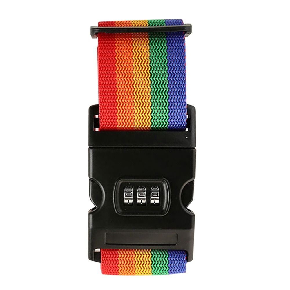 Adjustable Suitcase Belt Strong Extra Safety Travel Luggage Elastic Straps Tie Belt Carry On Straps Baggage Accessories: Light Gold