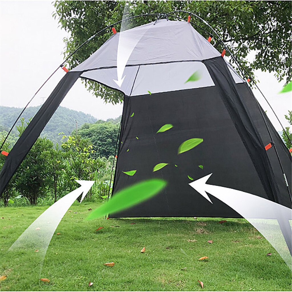 Outdoor Tent Portable Beach Canopy Sun Shade Patchwork Tent Shelter Good And Convenient Camping Fishing Tents