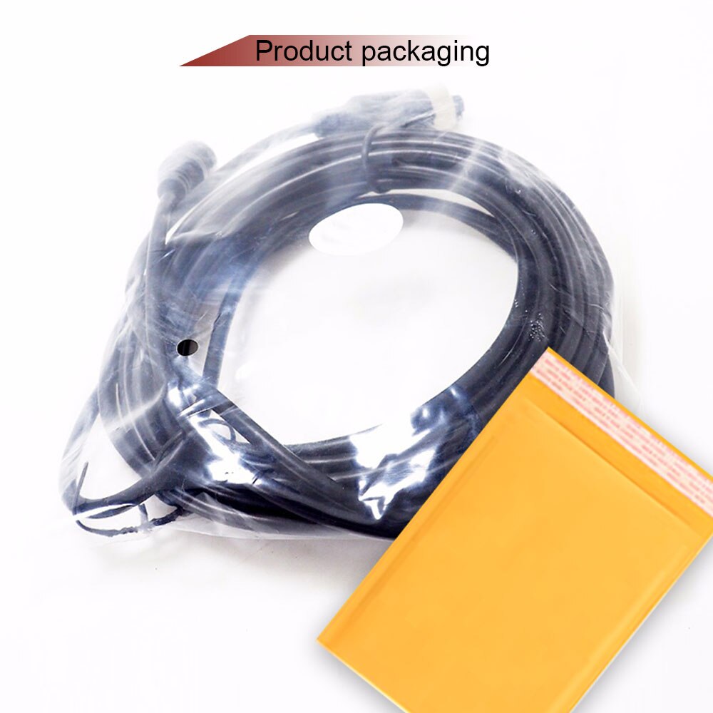 16FT 5M 5pcs Car Video Extension Cable 4-Pin Aviation Connector car camera Video For Camera DVR