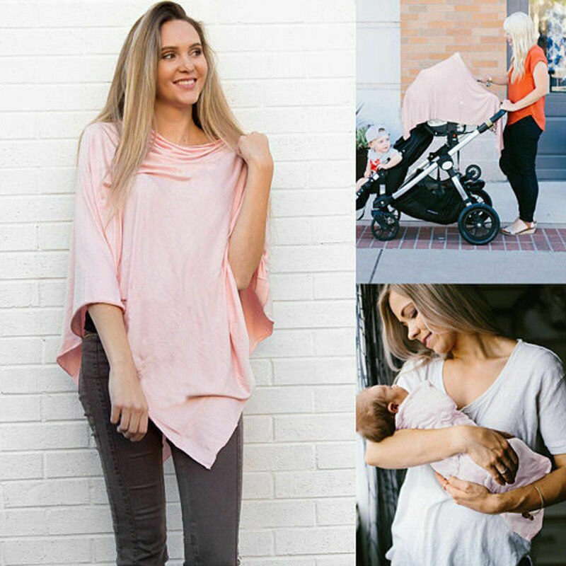 Oddychające pokrowce robić karmienia piersią dla niemowląt mama piersi robić karmienia piersią ponczo pokrywa w górę regulowana prywatność fartuch na zewnątrz tkanina pielęgniarska