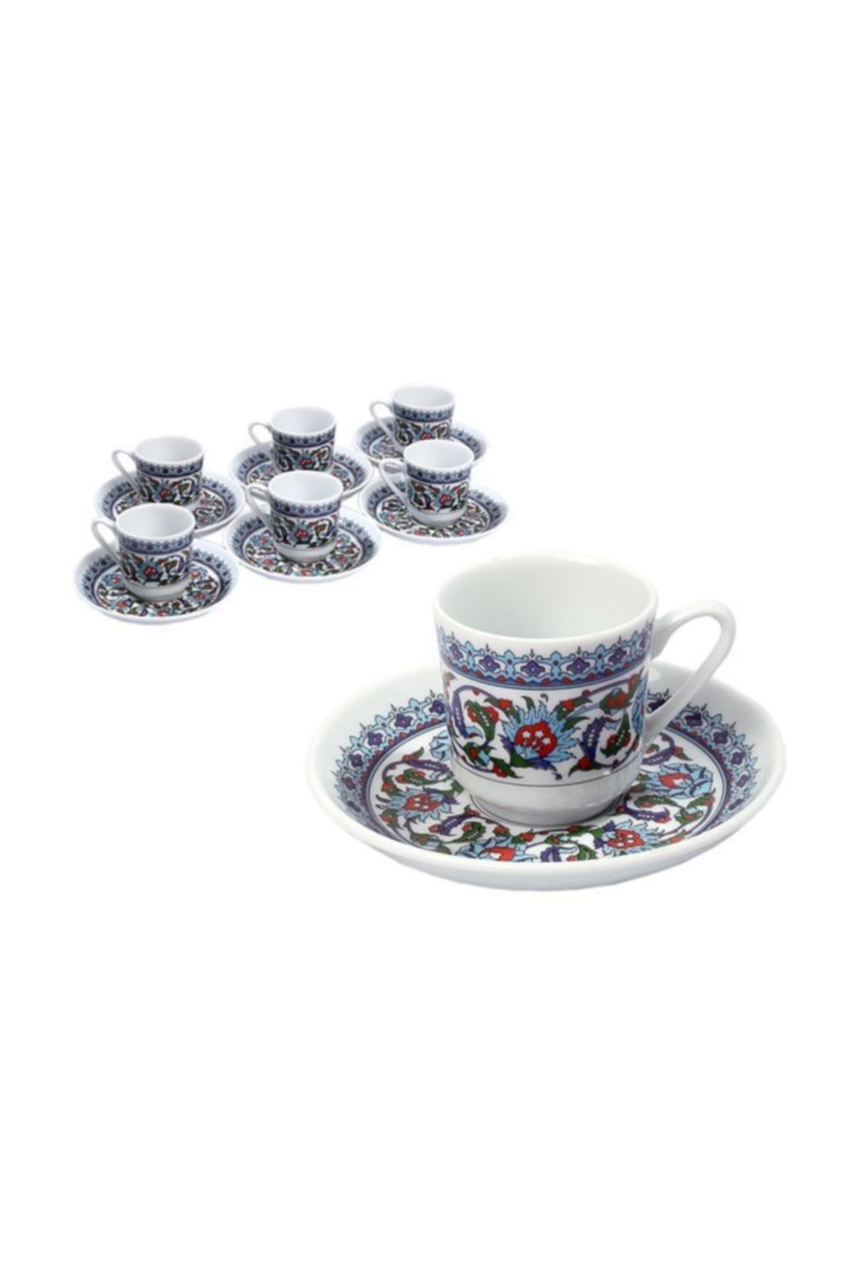 Koffiekopje Schotel 12 Stuk 6 Persoonlijkheid Tas Koffie Cup Set Turkse Koffie Espresso