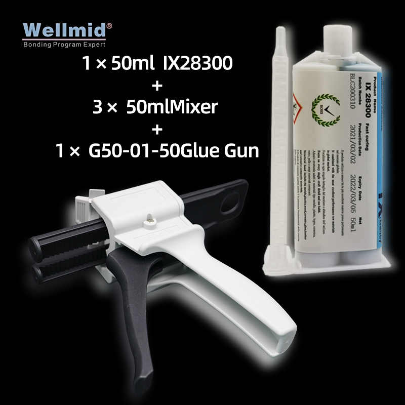 Adhesivo de polietileno para uso general, pegamento estructural fuerte de polietileno HDPE PVC, plástico Universal: 28300 3Mixer1G50Gun