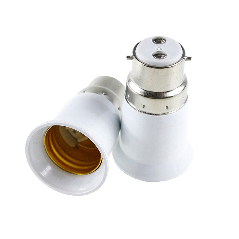 Screw E27 E14 E12 B22 LED Light Socket Hight Temperature Resistant Splitter Adapter Lamp Socket Bulb Base Holder
