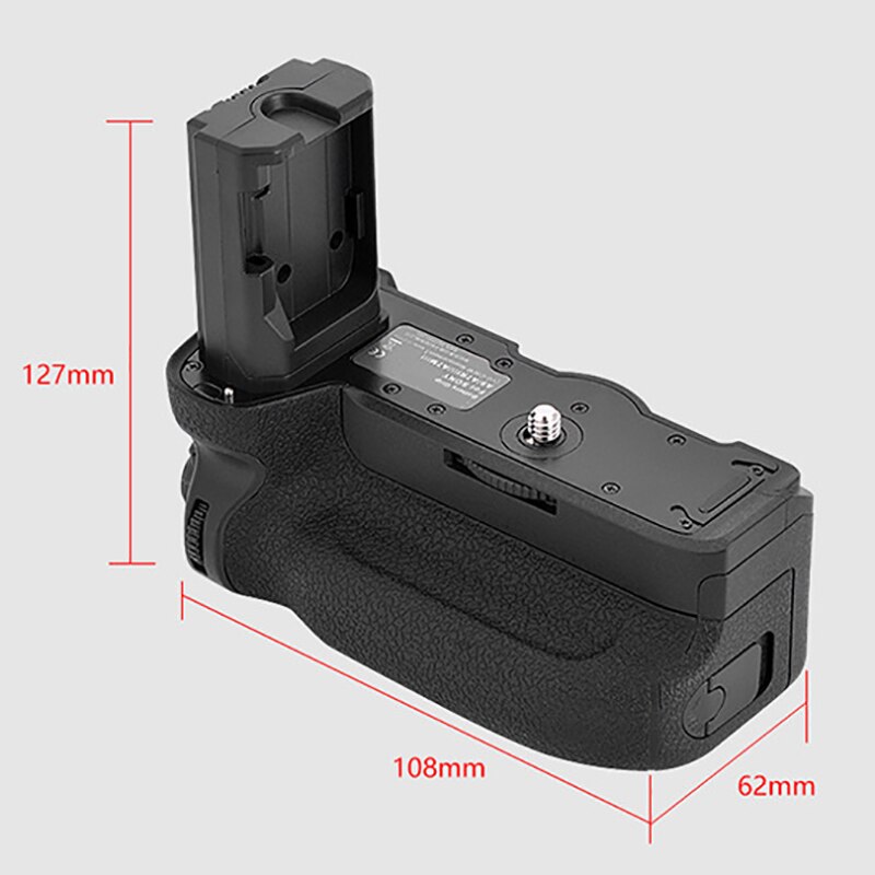 Vg -c3em batterigreb udskiftning til sony alpha  a9 a7 iii  a7 riii digital slr kamera arbejde med 1-2 stk np -fz100 batteri