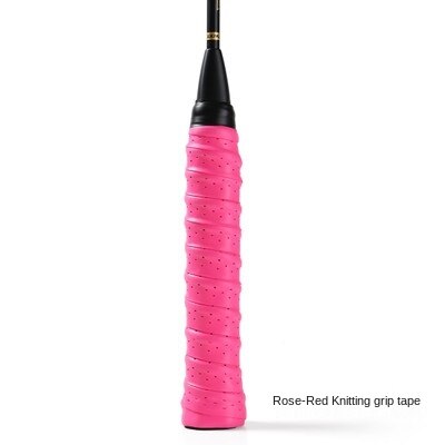 Halkskydd andas sport över grepp svettband tennis övergrepp tejp badminton racket grepp svettband: Rosa