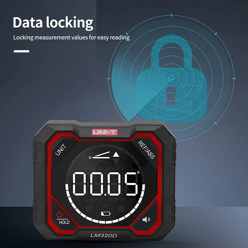 UNI-T LM320D LM320E LM320F Magnetic Inclinometer Angle Finder Digital Level Protractor 4*90 Degree Ruler Inclinometro
