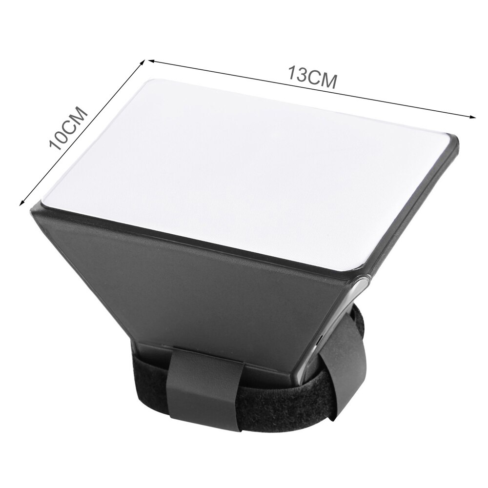 10X13Cm Fotografie Flash Softbox Diffuser Camera Foto Opvouwbaar Soft Box Flash Diffuser Reflector Voor Dslr Camera Flitsers