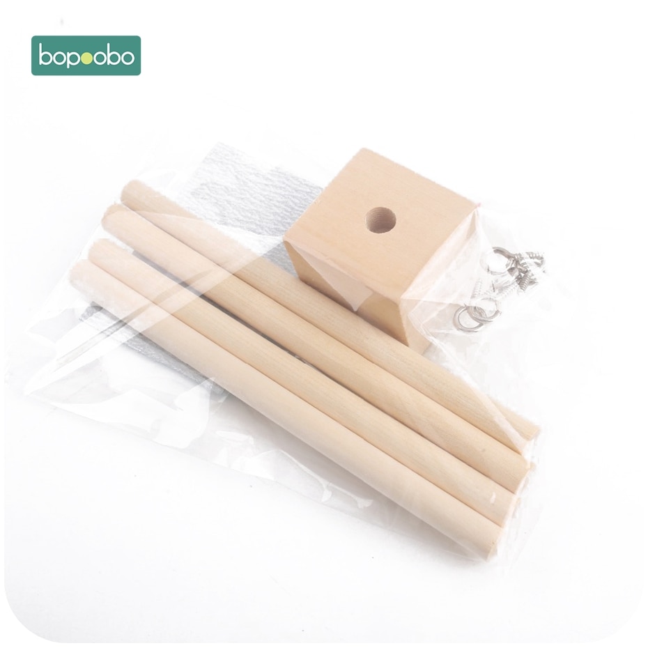 Bopoobo 5Set Baby Kleiderbügel Baby Mobile Krippe Aufhänger Rahmen Handy DIY Handwerk Baby Spielzeug Für Kinder Halter Arm Halterung baby Rassel