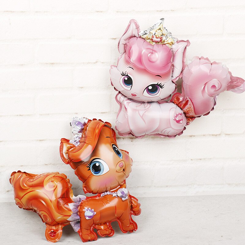 1Pc 29x44cm Jungle Animal Tiger Lion Monkey Fox Horse Air Helium Balloon Kids Safari Birthday Party Decor Zoo Theme Supplies