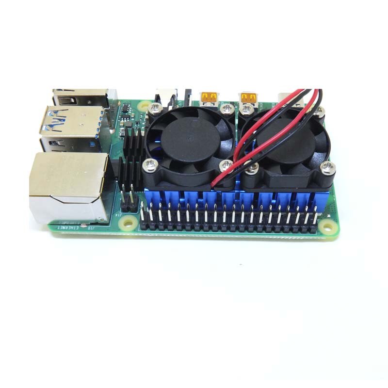 Raspberry  pi 4b dual fan koelsysteemmodule met koellichaam voor raspberry  pi 4b