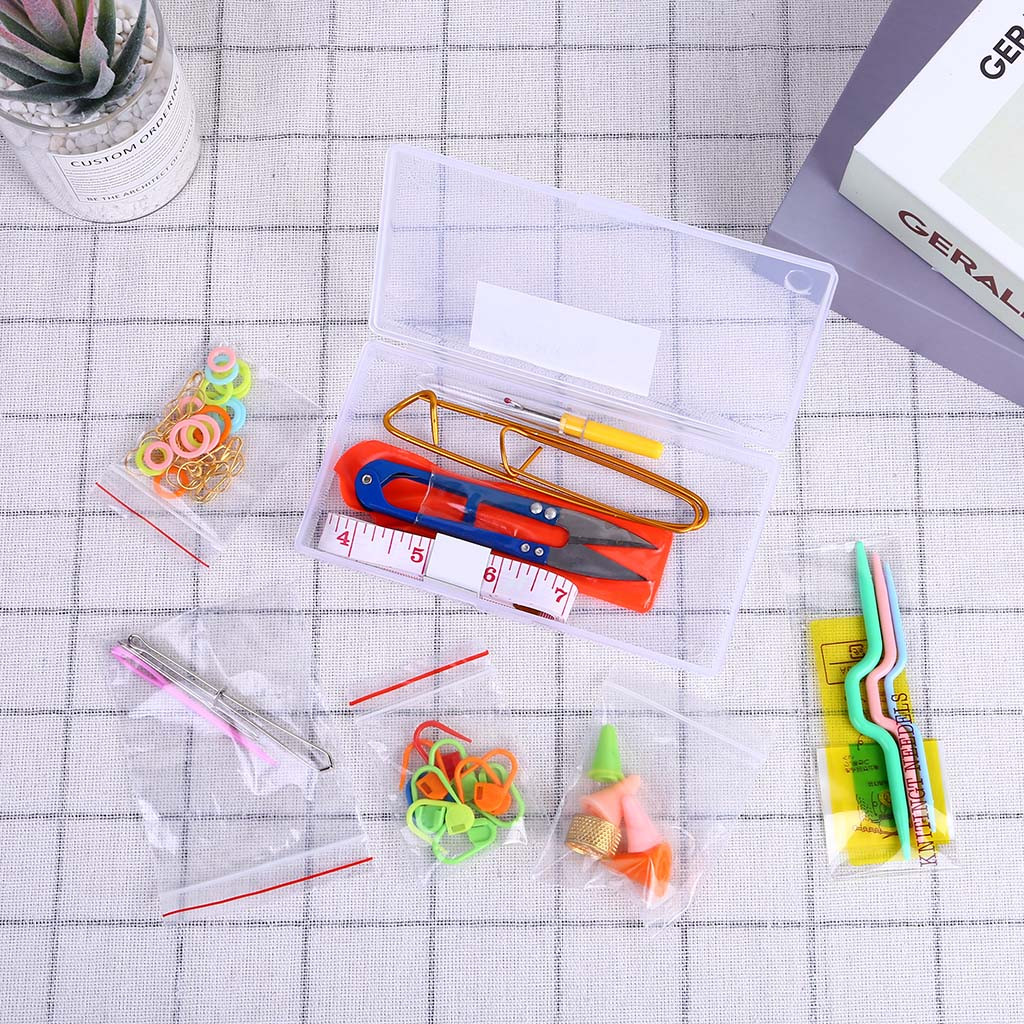 1 Set Knitting knit craft Accessories Supply Set Basic Tools Kits Lots with Case