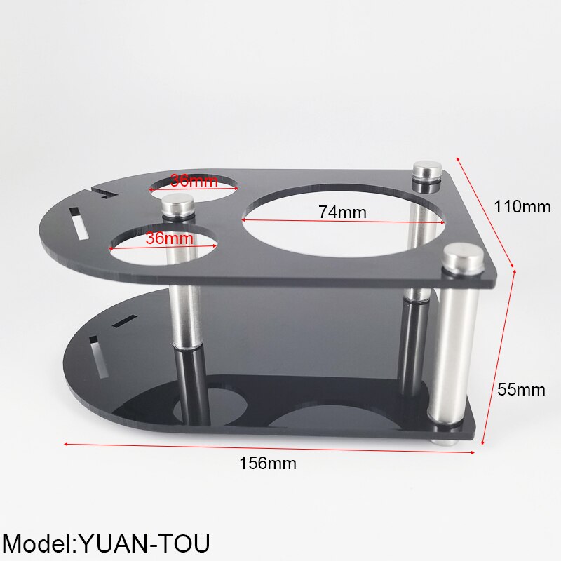 Stainless Steel Cocktail Shaker Set 550/750ml With 15/30ml Measuring Cup Jigger Kit Wine Spoon Strainer Muddler Bar Tools: Acrylic Stand