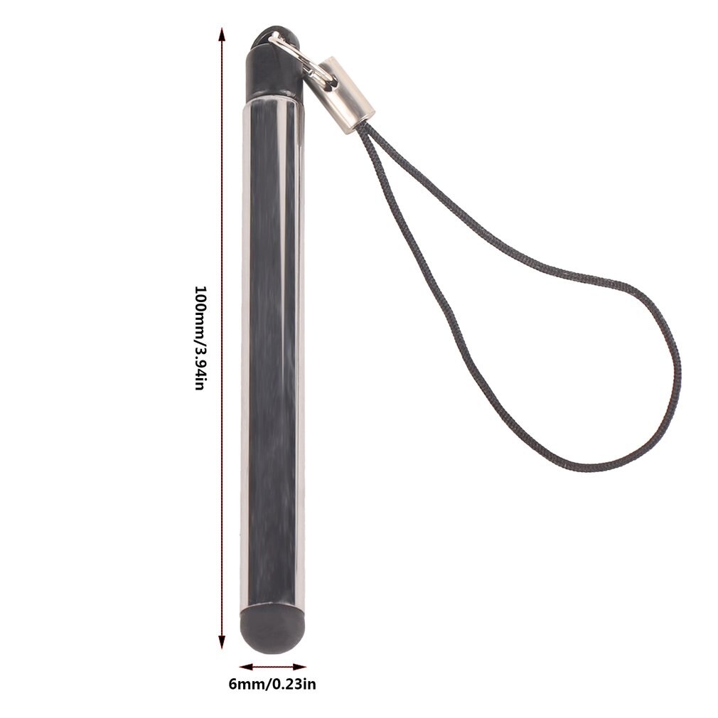 Intrekbare Universele Touch Screen Pen Capacitieve Stylus Pen Voor Smart Telefoon Tablet Voor Ipad Punt Ronde Dunne Tip