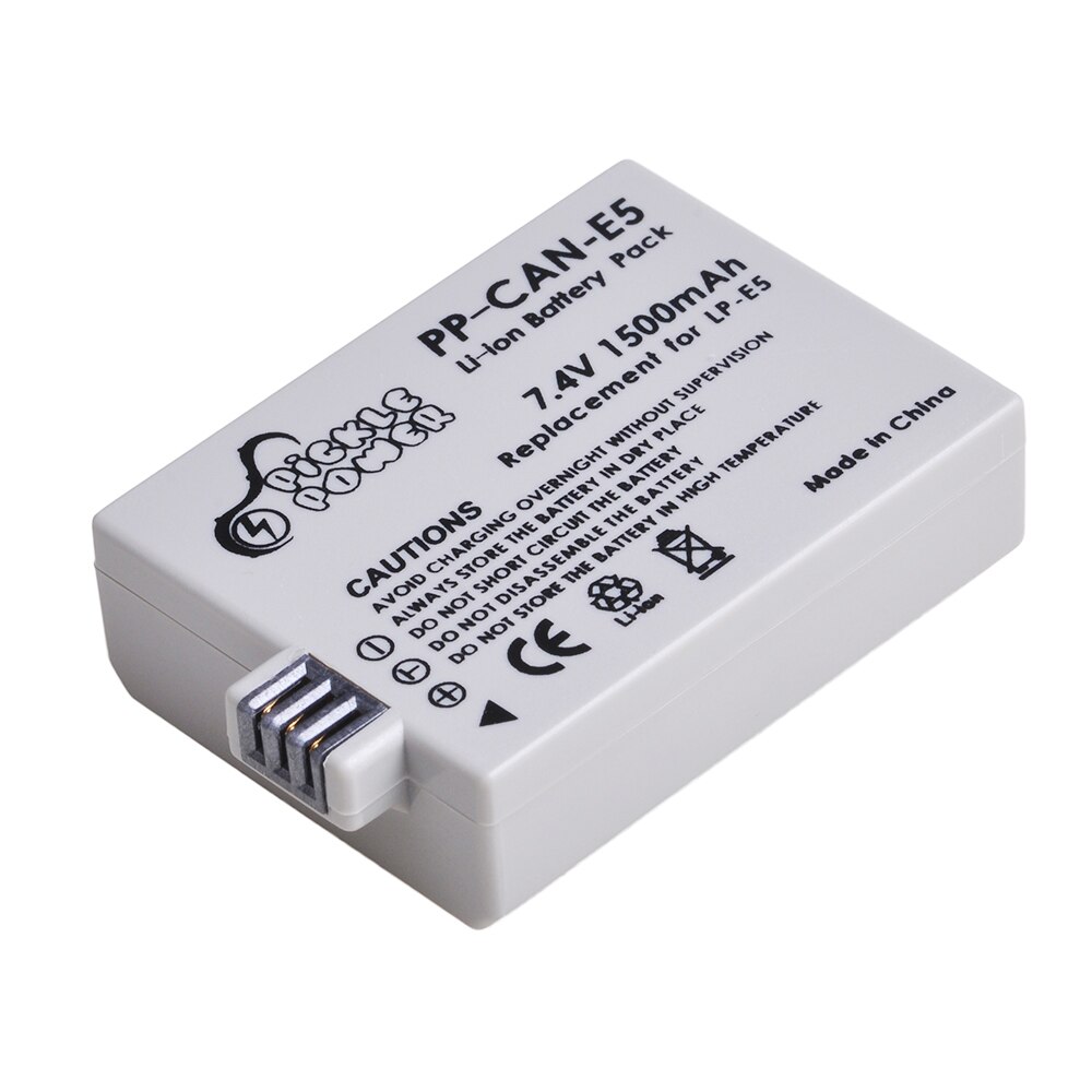 2 Batterie LP-E5 LPE5 Per Canon EOS 450D 500D 1000D Rebel XS Kiss X3 – 1080mAh