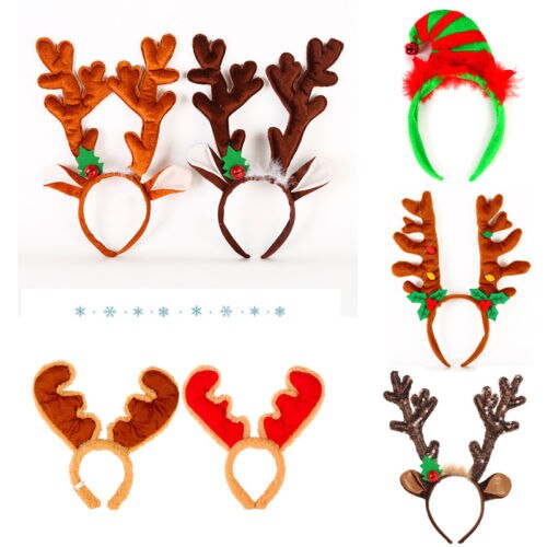 1 stks Haarband Kerstmuts Leuke Decoratieve Hoofdband Hoofddeksels voor Xmas Kerst Hoofdtooi Kids Adult