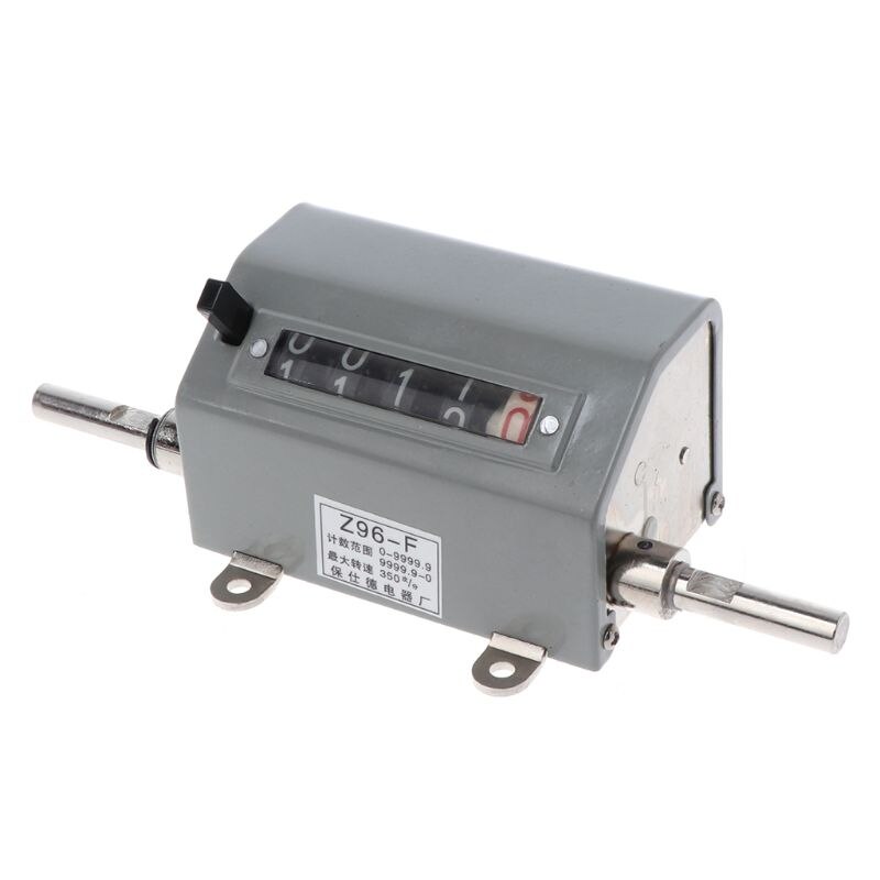 Z96-F Mechanical Length Distance Meter Counter Double Rolling Wheel 0-9999.9m GXMA
