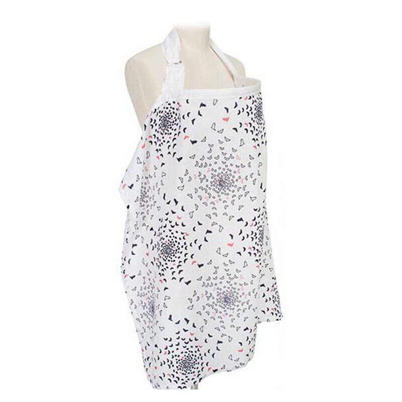 Breastfeeding Cover Baby Infant Breathable Cotton Muslin Nursing Cloth Big Nursing Feeding Cover Cape Apron Mother Supplies
