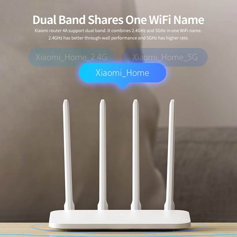 Xiaomi Mi WIFI Router 4 WiFi Repeater 1167Mbps Dual Band 2.4G 5Ghz 802.11AC Four Antennas APP Control Gigabit Wireless Router