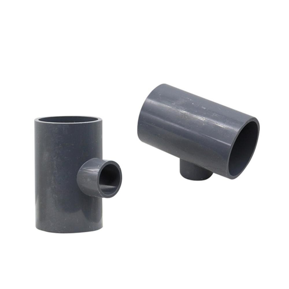20mm 25mm 32mm 40mm PVC Reducing Tee Connector Garden Irrigation Water Pipe Joint Aquarium Tank Fittings Bathroom DIY Tools