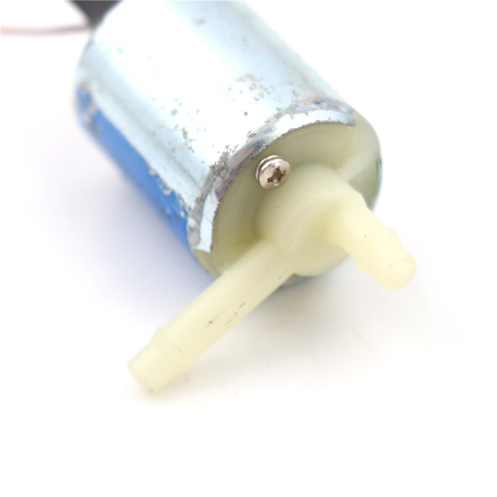 Mini válvula solenoide de agua de Gas eléctrico CC, 12V, tipo normalmente cerrado, solenoide de Control electrónico, válvula de aire desanimada,