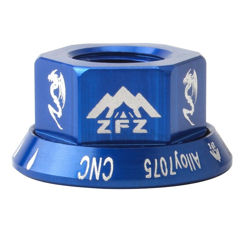 Fiets Bloem Drum Moer M8 Flens Voorwiel Achterwiel Schroef Cap 7075 Aluminium: Blauw
