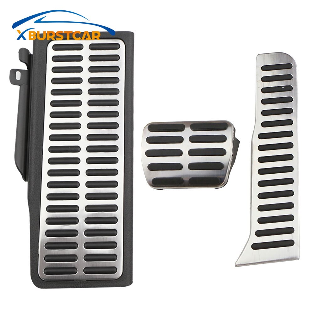 Xburstcar for Volkswagen VW CC Passat B6 B7 R36 R-line for Skoda Superb LHD Car Pedals Cover Stainless Steel AT MT Auto Pedal