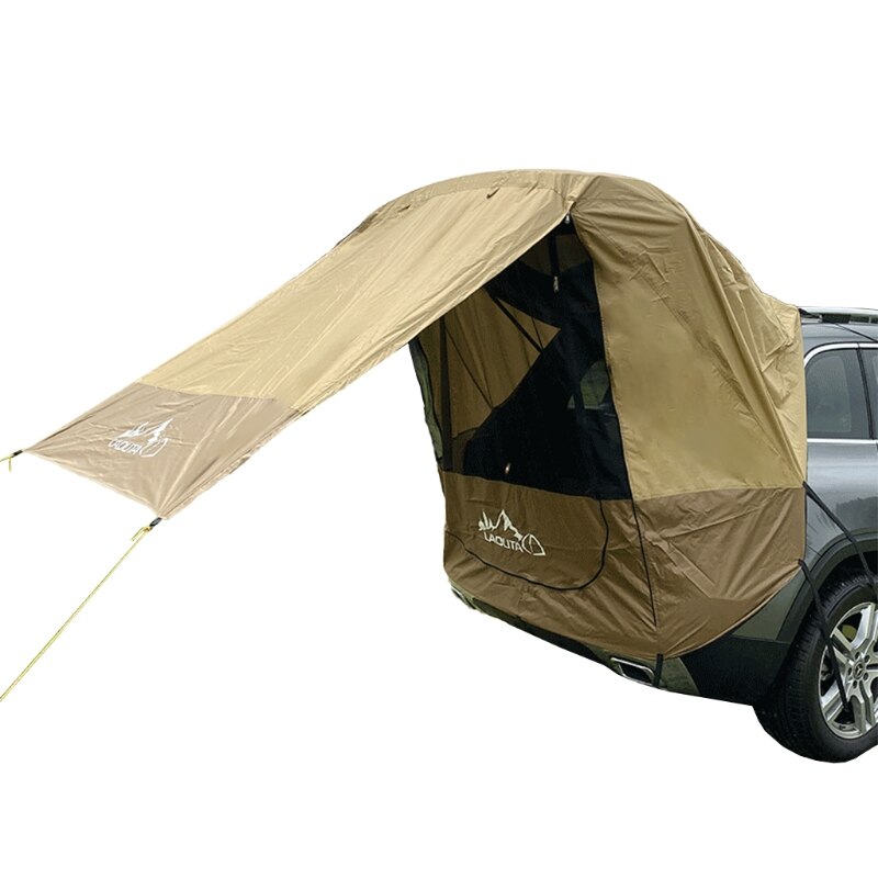 Kofferbak Tent Zonnescherm Regendicht Achterklep Schaduw Luifel Tent Voor Auto Self-Driving Tour Barbecue Outdoor Camping: BN