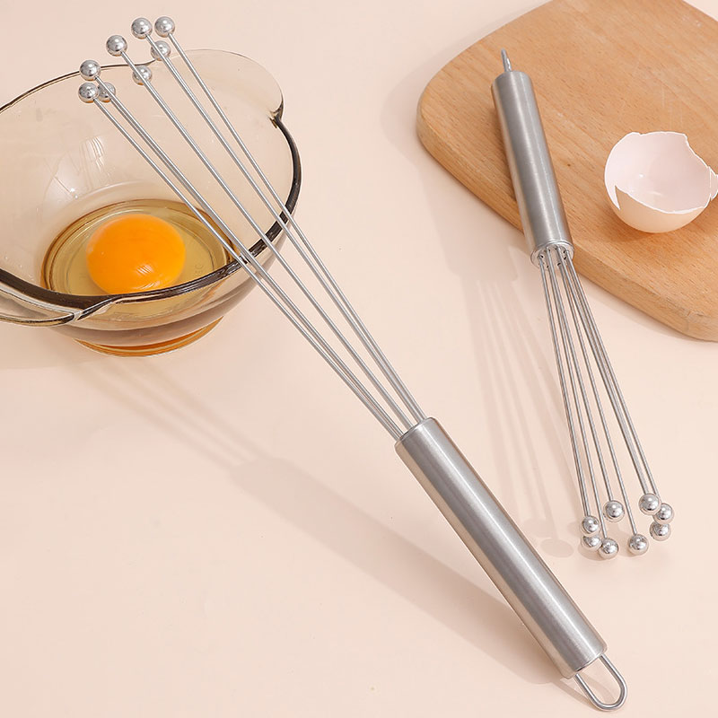 Nubecom Handmatige Eierkloppers Garde Mixer Crèmemeel Blending Tool Ei Whipper Roestvrijstalen Eierklopper Duurzame Keukengadgets