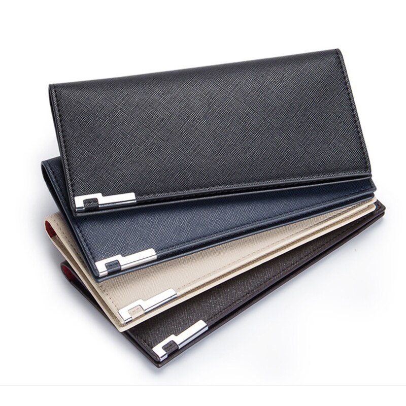 Men Thin Wallet leather purse long slim wallet famous brand male clutch big capacity credit card wallet !