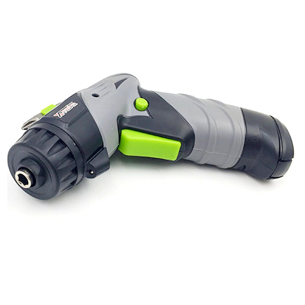 With LED Light Electric Cordless Screwdriver Set Dry Battery Operated Hardware Torque Adjustable Power Tools Drill Mini Portable