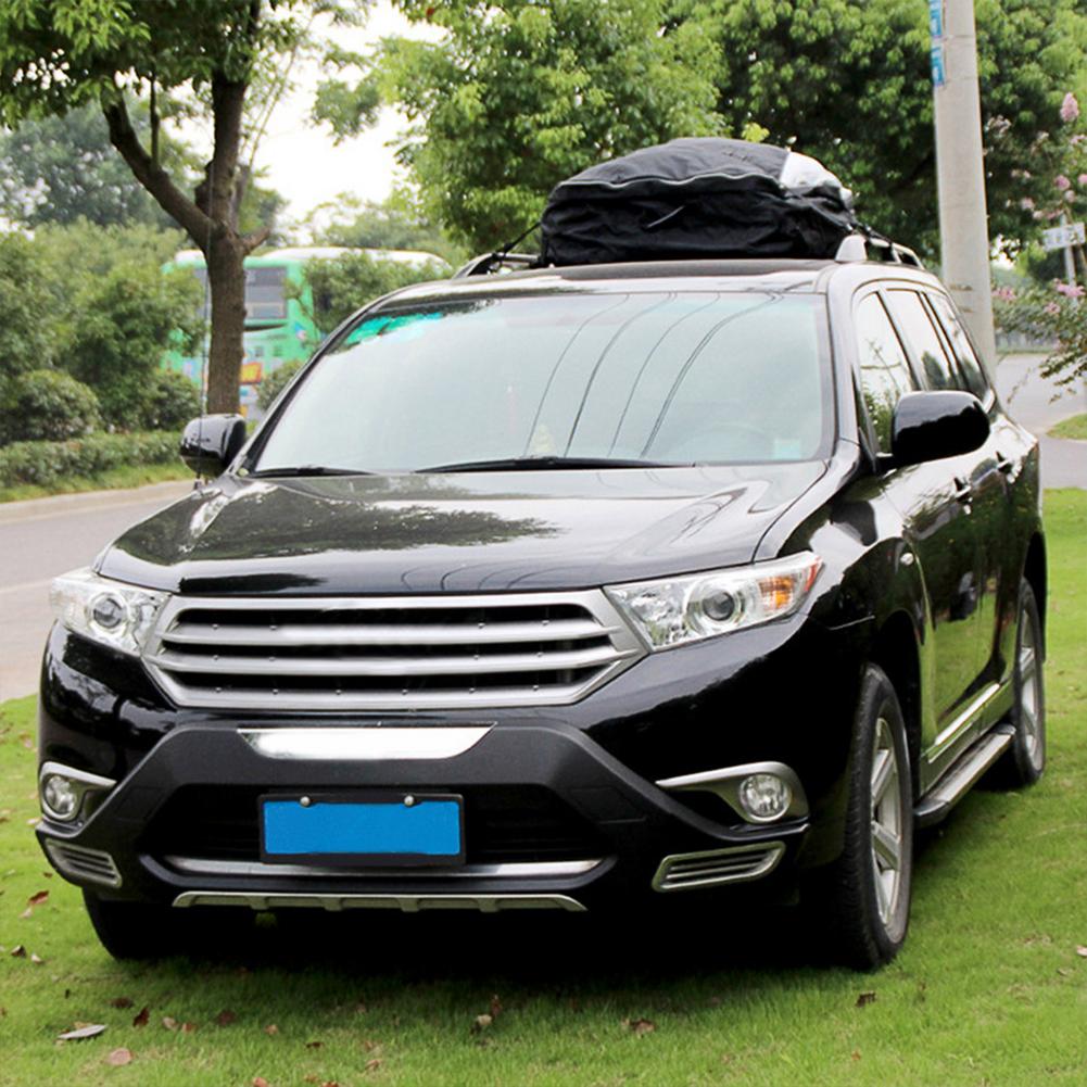 600D Oksford skrzynia na dach samochodu torba dachowa wodoodporna bagażnik na dachu torba podróżna wodoodporna torba na samochody SUV 105x100x32cm