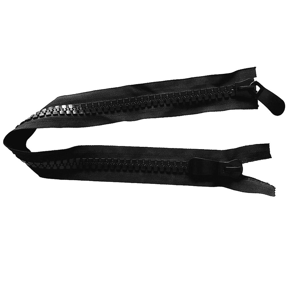 #20 Black Marine Zippers Separating Zipper Double Slider For Boat Canvas Outdoor