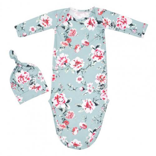 Robe pour bébé sans peluches, ensemble de 2 pièces, 6 couleurs, sac de couchage pour nourrissons sans allergie pour tout-petits: Bleu