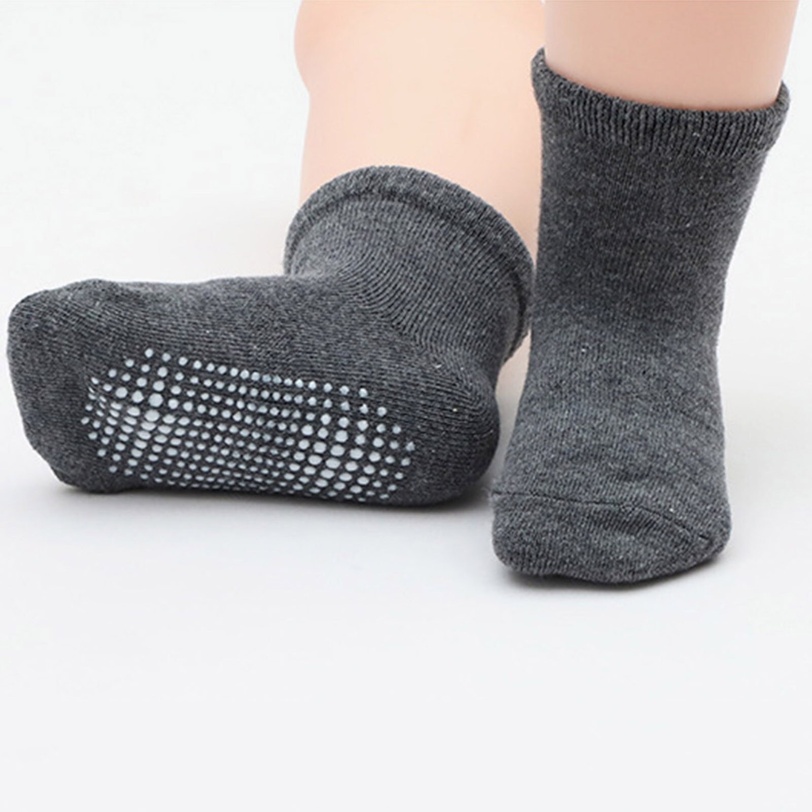 6 Paare/los Baumwolle freundlicher Anti-Unterhose Stiefel Socken Für Jungen Mädchen niedrig schneiden Boden freundlicher Socke Mit Gummi griffe vier Saison 0 zu 6 Y