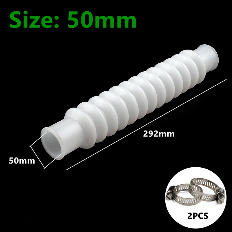 1Pc I.d 20 ~ 110Mm Siliconen Gegolfde Buizen Rubber Slang Expansie En Buigen Waterbuis Pvc Flexibele Aansluiting Schroefdraad Pijp: Paars