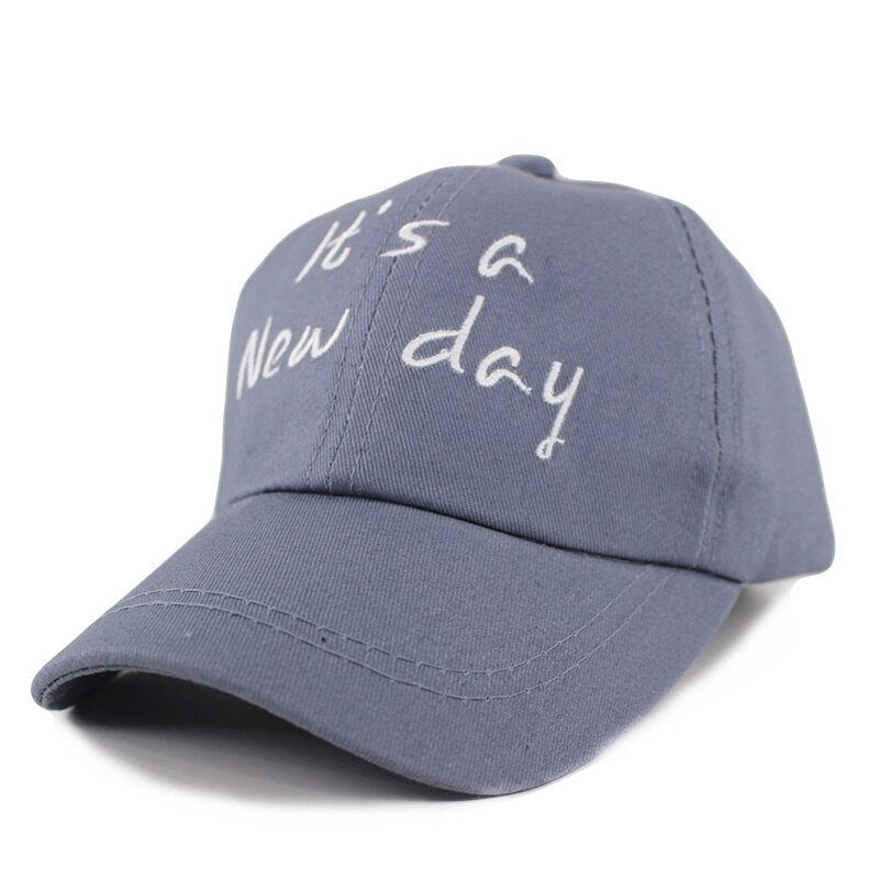 Nuevas gorras de béisbol para niños y niñas, gorras de Sol para exteriores, gorras deportivas informales ajustables con letras para verano: Gris claro