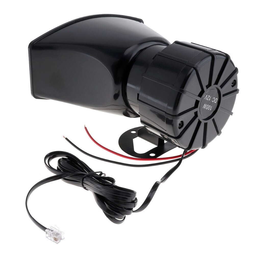 Latest Tone Sound Car Emergency Siren Car Siren Horn Mic PA Speaker System Emergency Amplifier Hooter For Motorcycle Boat