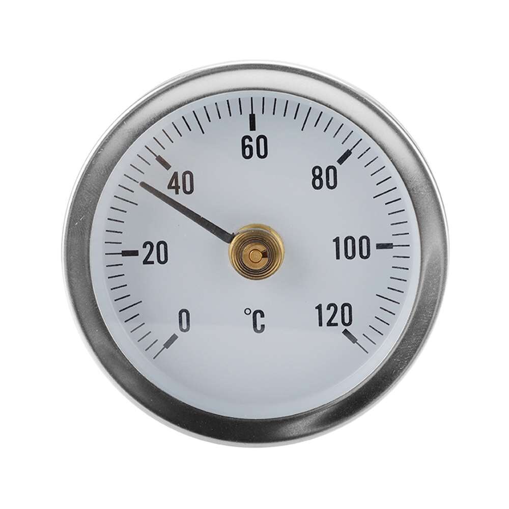 Bimetaal Roestvrij Buis Oppervlak Lente Clip Thermometer Lente Clip 0-120 ° Meting Gereedschap