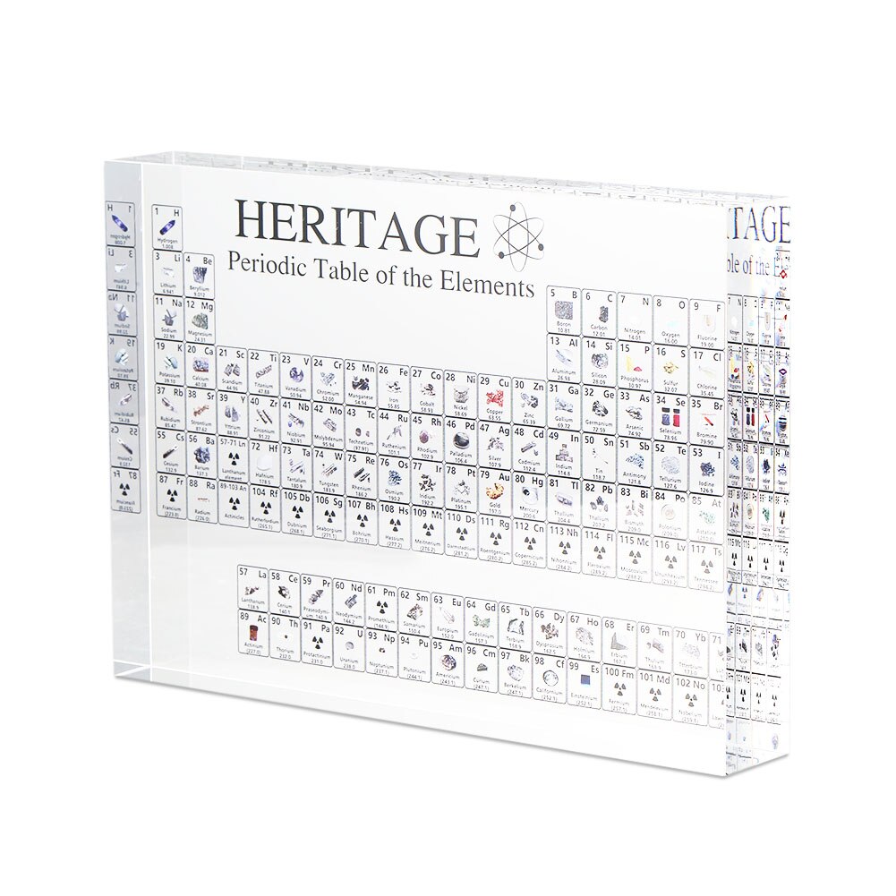 Acrylic Periodic Table Display with Elements Teacher Students Crafts Decor SCVD889