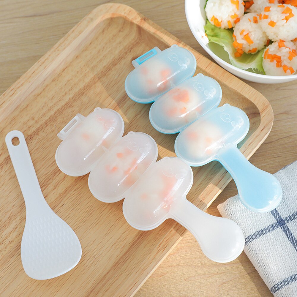 Rijst Bal Mallen Sushi Ballen Maker Mould Lepel Sushi Maker Keuken Koken Keuken Mallen Gereedschappen Japanse Bento Accessoires
