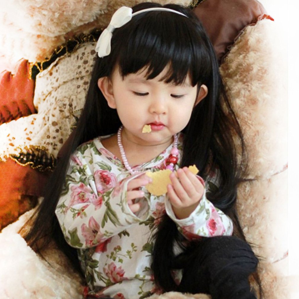 Lovely Adorable Boys Girls Hair Wig Full Head Children Wigs Cute Kids Daily Wearing Hairpiece For 5-10 Years Old: 9