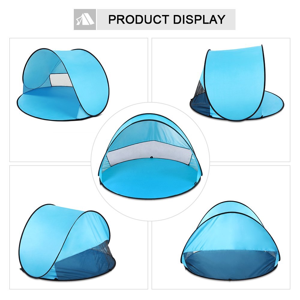 Oudoor Ultralight Camping Tent Instant Pop Up Tent Baby Beach Tent Camping Wandelen Tent Anti Uv Zon Onderdak Voor Vissen wandelen